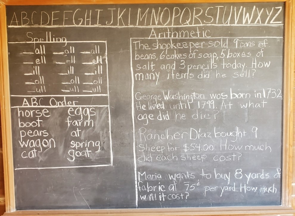 Sample Lesson Plan from Inside the Schoolhouse Museum